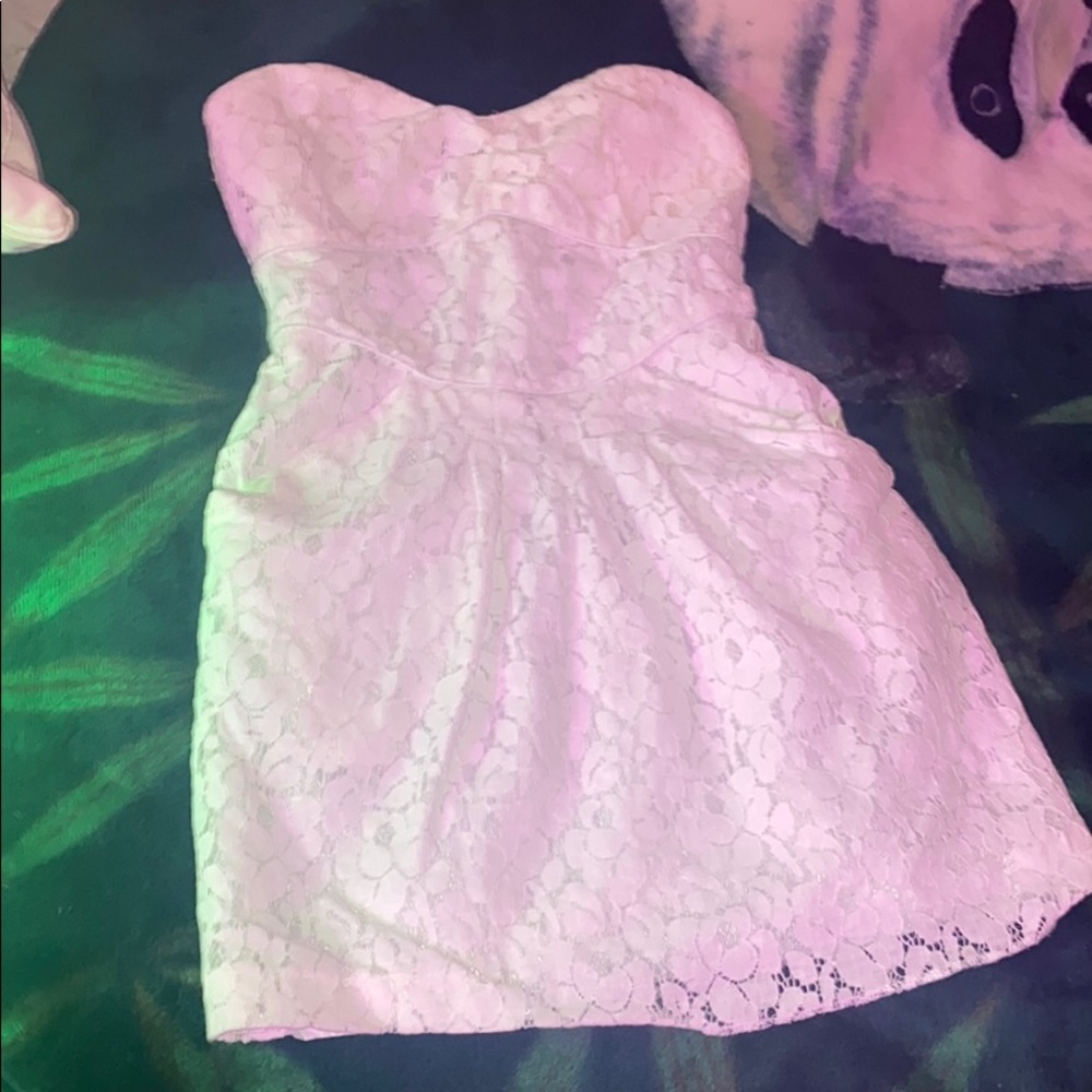 White sweetheart summer dress